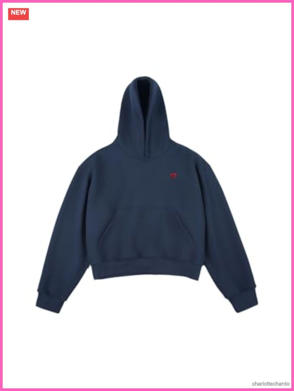 Oversized Cropped Pullover Hoodie Unisex Y2k Streetwear Fleece Sweatshirt